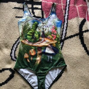 Blackmilk Alice and the Caterpillar Swimsuit